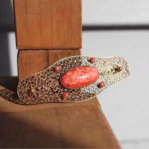 1950s Art Glass Brooch